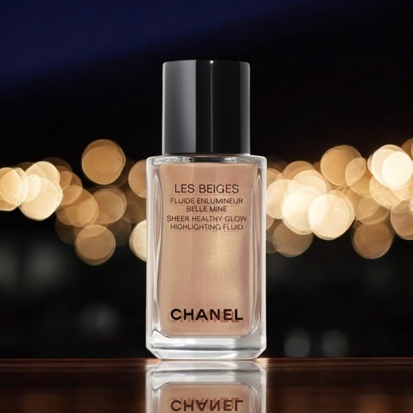 🆕 CHANEL LES BEIGES Sheer Healthy Glow Highlighting Fluid 1 oz • Sunkissed • NIB - Picture 1 of 5